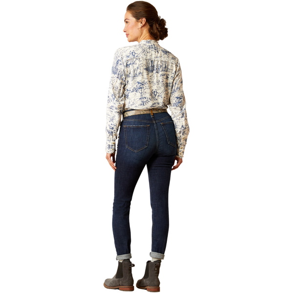 2025 Ariat Femmes Haute Taille Fine Sangle 10051887 - Puerto Rico